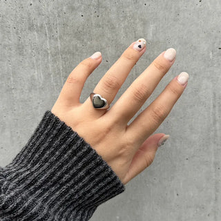 Round Heart Ring