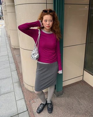 Basic midi skirt