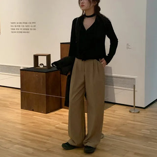 Pleated slacks