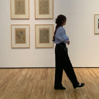 Pleated slacks