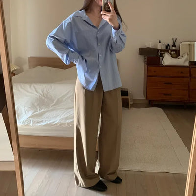 Pleated slacks