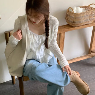 Cropped cardigan