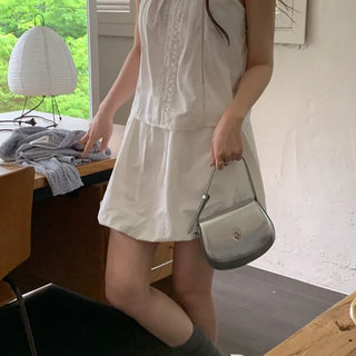 [Lined] Balloon Mini Skirt