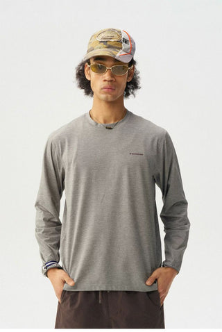 [Monterest] Quick-Dry Antibacterial Logo Long Sleeve Tee