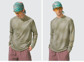 [Monterest] Tie-Dye Print Long Sleeve UPF50+ Tee