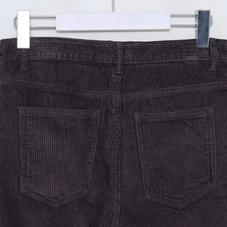 Straight corduroy pants