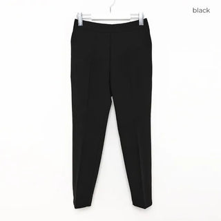 Straight slim slacks