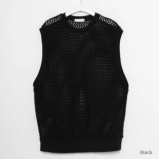 minette fishnet vest