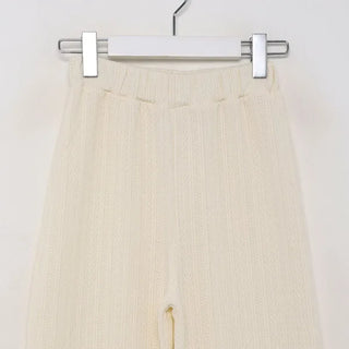 Patterned flare pants