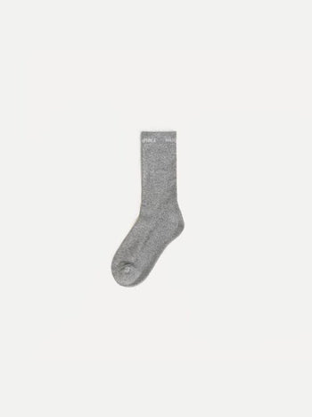 [MASONPRINCE] Anti-Sweat Mid-Calf Logo Socks