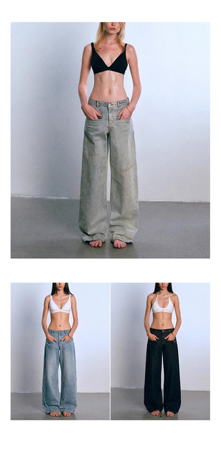 [NOTAWEAR] Summer Loose Straight-Leg Jeans