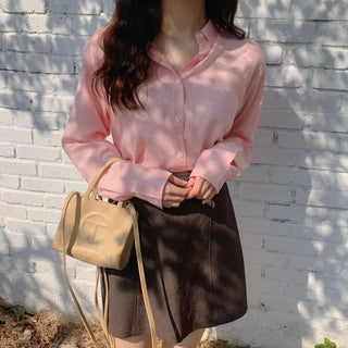 Linen shirt blouse