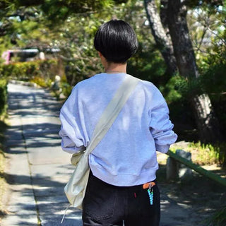 Basic cropped sweatshirt