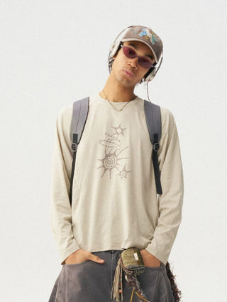 [Monterest] Waffle Knit Quick-Dry Long Sleeve Tee