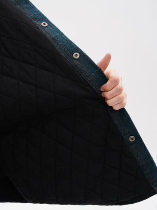 [MASONPRINCE] Plaid Hooded Padded Jacket