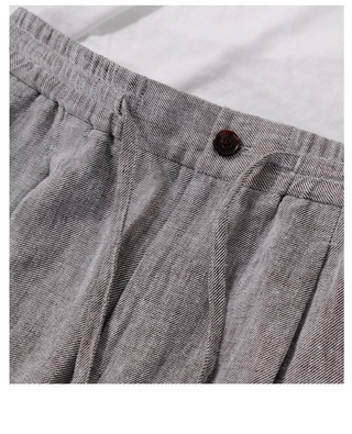 [CULTUM] Linen Half Placket Shirt