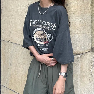 (Unisex) Western Print T-Shirt