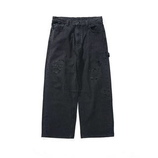 [Monterest] Distressed Washed Cotton Work Pants