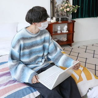 Colorful striped knit