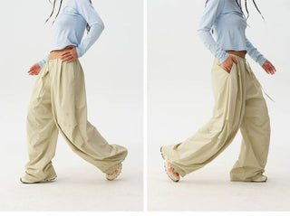 [Monterest] Quick-Dry Burnout Wide Leg Pants