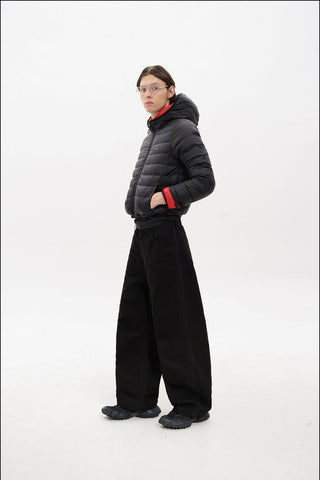 [MASONPRINCE] 3D Cut Curved Casual Pants