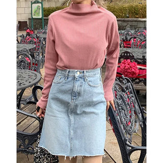 Basic denim skirt