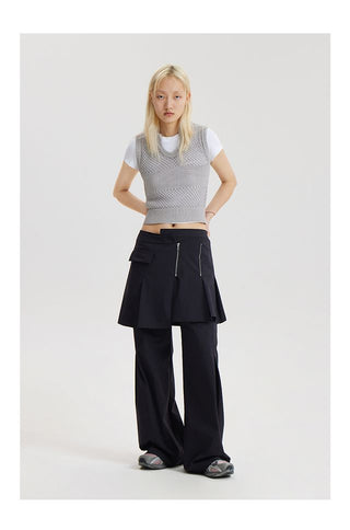 CONP Combination Culottes Set (Black)