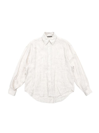 MASONPRINCE Linen Washed Striped Shirt