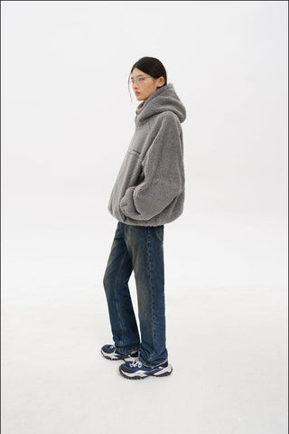 [MASONPRINCE] Fleece Hooded Jacket
