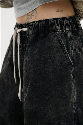 [MASONPRINCE] Washed Cotton Work Pants