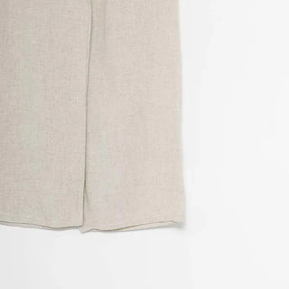 Banding linen pants