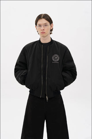 [MASONPRINCE] Aviator Bomber Jacket