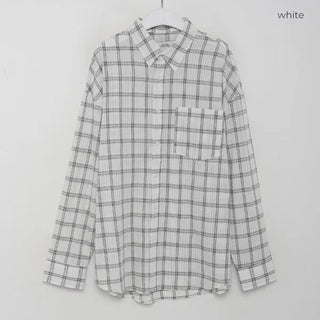 Seersucker overcheck shirt