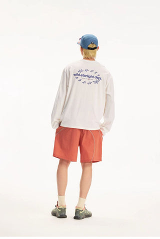 [Monterest] Water Repellent Contrast Stitch Shorts