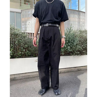 Wide cotton pants