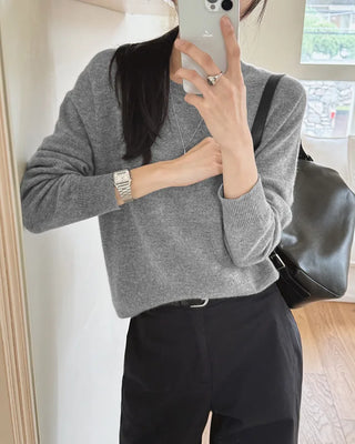 (100% cashmere) 2 types of cashmere knit