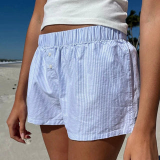 Striped Pajama Shorts