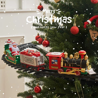 Electric Christmas Tree Train Set