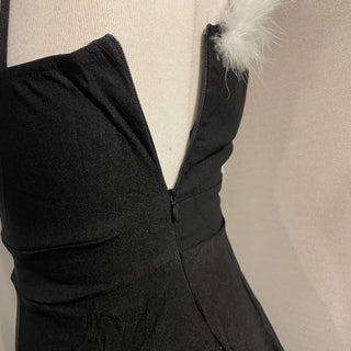 A-line Santa Girl Dress Year-end Christmas Outfit Club