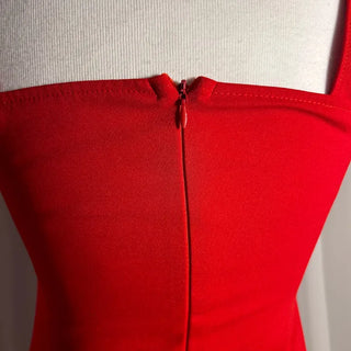 Fur-trimmed Corset Top Dress Christmas Clothes Event Look