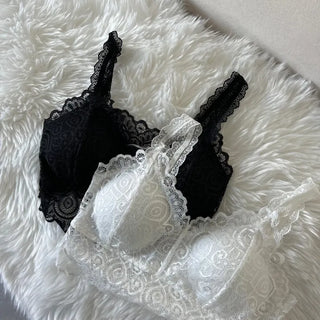 See-through Lace Strap Bralette Bra Top Layered Sleeveless