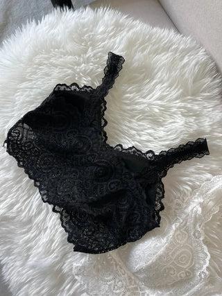 See-through Lace Strap Bralette Bra Top Layered Sleeveless