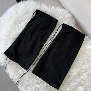 String Bootcut Leg Warmers Boot Y2K Unique Hip