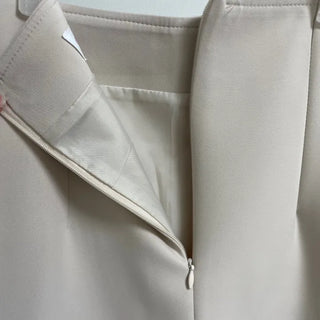 Romance Double-Button Crop Jacket and Tulip Mini Skirt