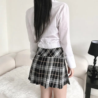 Slim Long Sleeve Back Elastic Crop Shirt Y2K