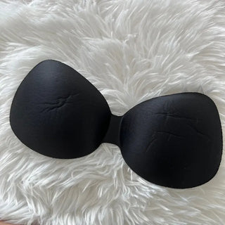 Layered U-Neck Long Sleeve Tee Bra Top T-Shirt