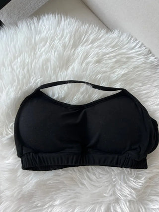 Layered U-Neck Long Sleeve Tee Bra Top T-Shirt