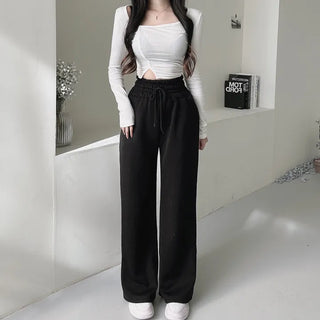 Belly Fat Elimination Elastic Waist Training Pants Wide