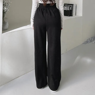 Belly Fat Elimination Elastic Waist Training Pants Wide