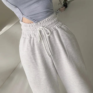 Belly Fat Elimination Elastic Waist Training Pants Wide